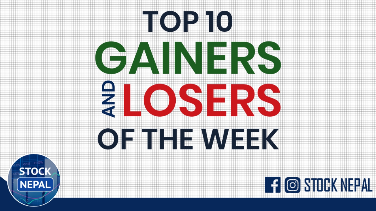 Top 10 Gainers and Losers of the week