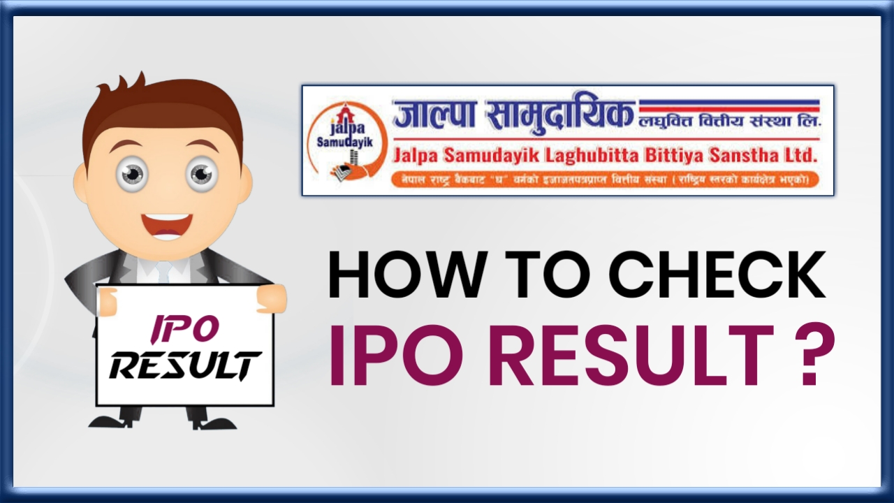 How to check Jalpa Samudayik Laghubitta IPO Result !